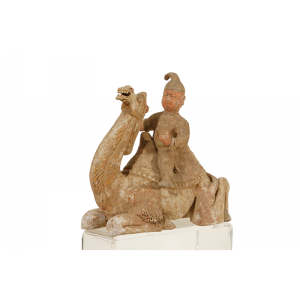 Terracotta figure of Tan camel and rider