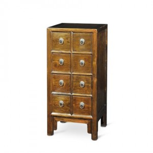 JUWOODEN EIGHT DRAWERS MEDICINE CHEST