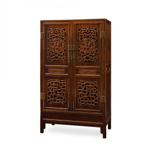 JUWOODEN LATTICE DOORS CABINET