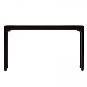 ZITAN WAISTLESS LONG SIDE TABLE WITH GOLD LEAF PAINTING 