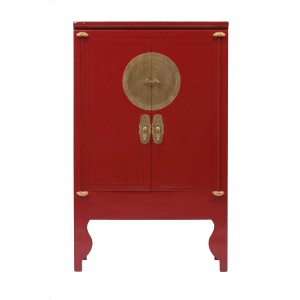 RED LACQUER WEDDING CABINET