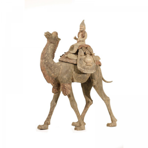 Terracotta figure of Tan camel with rider