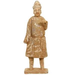 Terracotta standing Ming male figure
