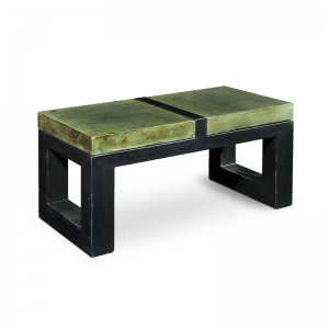 Black Lacquer Two Stone Kang Table
