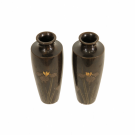 A PAIR OF JAPANESE BRONZE VASE