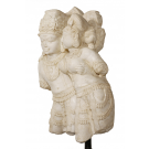Marble figure of Vishnu and Uma