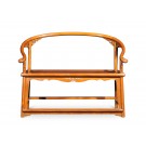Huanghuali Love Seat Horseshoe Armchair 