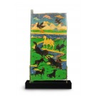 Tibetan Door with Animal Pigment