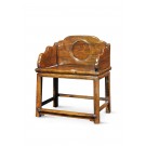 JUWOODEN CHAIR WITH SOLID WOODEN RAILING