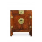 opera chest with two doors and lacquer painting 