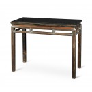 ORIGINAL PATINA BLACK WOOD SIDE TABLE 