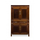 AN ORIGINAL PATINA TWO SECTION CABINET