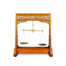 Huanghuali balance scale with carving