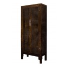 JUWOODEN SQUARE LATTICE DOORS CABINET