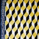 Tibetan rug with geometric design