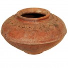 A Pottery Urn with low relief