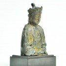 A Chinese bronze seated Bodhisattvas Half body