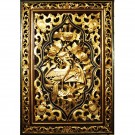 Chinese Canopy Carving with goldleave