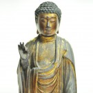 Japanese Dry lacquer Standing Buddha