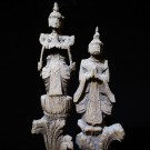 Burmese wooden angels