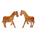 A pair of horses 