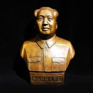 Bronze figure of president Mao