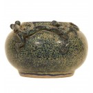 A Chinese brush washer ink pot