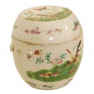 Chinese Porcelain giner jar with butterfly motif