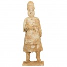 Terracotta standing Ming male figure