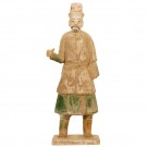 Terracotta standing Ming male figure