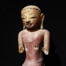 Burmese Dry lacquer seated Buddha