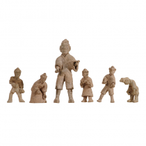 A set of Han terracotta boys