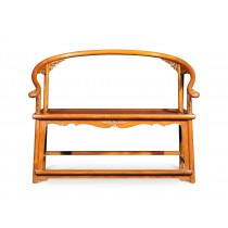 Huanghuali Love Seat Horseshoe Armchair 