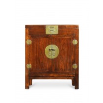 opera chest with two doors and lacquer painting 