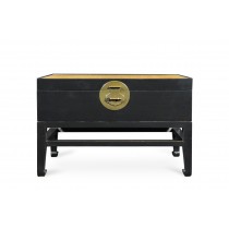 BLACK LACQUER CLOTHES CHEST