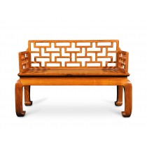 LOVE SEAT CHAIR WITH LATTIC AND MAT SEAT