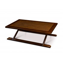 JUWOODEN CROSS-LEGGED KANG TABLE WITH MAT TOP