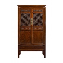 JUWOODEN LATTICE DOORS CABINET