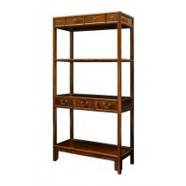 JUWOODEN BOOKSHELF WITH DRAWERS SHELF