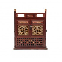 HUALI WOOD WEDDING CHEST WITH GOLD LEAF PAINTING