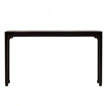 ZITAN WAISTLESS LONG SIDE TABLE WITH GOLD LEAF PAINTING 