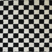 Tibetan rug with chequer design
