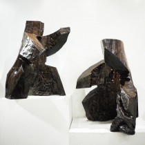 Carved wooden Taichis