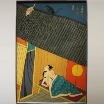 Jin Ping Mei lacquer painting