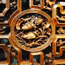 Chinese window panel