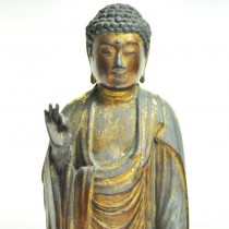 Japanese Dry lacquer Standing Buddha