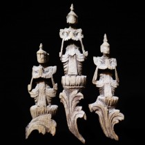 Burmese wooden angels