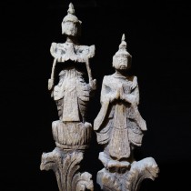 Burmese wooden angels