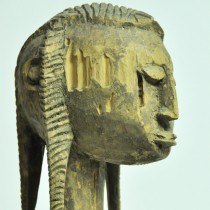 Wooden tribal carving of mother and child
