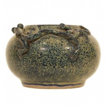 A Chinese brush washer ink pot